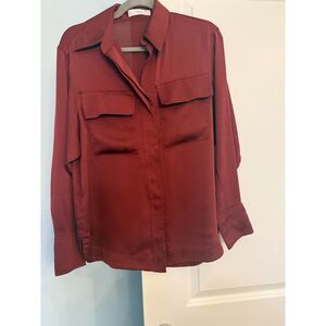 MANGO Long sleeve Blouse, relaxed fit - Size S